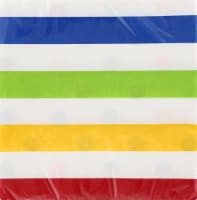 Creative Converting Dots & Stripes Luncheon Napkins Perspective: Main