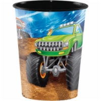 Creative Converting 340205 Monster Truck 16 oz Plastic Cup