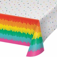 Creative Converting 340212 Fiesta Fun Plastic Tablecloth