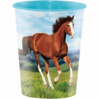 Creative Converting 340471 Wild Horse 16 oz Plastic Cup
