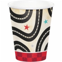 Creative Converting 345970 9 oz Vintage Race Car Paper Cups - 96 Count