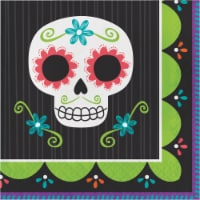 Creative Converting Day of the Dead Lunch Napkins Perspective: Main