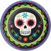 Creative Converting Day of the Dead Plates Perspective: Main