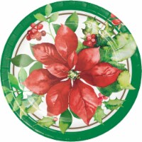 CC Paper Art Perfect Poinsettia Plates - 8 Pack Perspective: Main