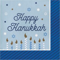 Creative Converting Hanukkah Celebration Lunch Napkins Perspective: Main