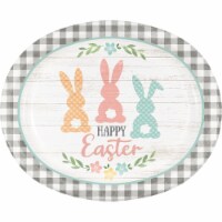 Creative Converting Farmhouse Easter Oval Platters Perspective: Main