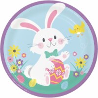 Creative Converting Bunny Fun 9-Inch Dinner Plates Perspective: Main