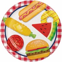 Creative Converting Summer Tastes 7-Inch Paper Plates Perspective: Main