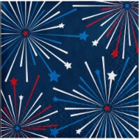 Creative Converting Land of Liberty 2-Ply Paper Cocktail Napkins - 16 Pack Perspective: Main