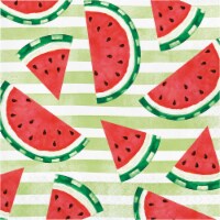 Party Creations Summer Outdoor Paper Napkins - Watermelon Stripes