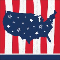 Creative Converting Patriotic Lunch Napkins