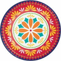Creative Converting Cinco de Mayo Fiesta Pottery Paper Plates Perspective: Main