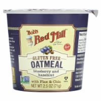 Bob's Red Mill Gluten Free Blueberry Hazelnut Oatmeal Cup Perspective: Main