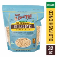 Bob's Red Mill Organic Old Fashioned Rolled Oats 32 oz Perspective: Main