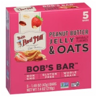 Bob's Red Mill Gluten Free Peanut Butter Jelly & Oats Bob's Bar Perspective: Main