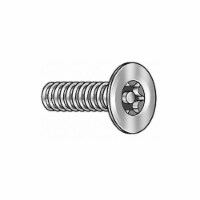 Tamper-Pruf Screw MS,#8-32,Zinc Plated,3/4 L,100PK  400620