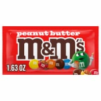 M&M'S Peanut Butter Milk Chocolate Candy, Sharing Size, 9 oz Resealable Bag