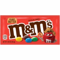 M&M'S Peanut Butter Milk Chocolate Candy Sharing Size Resealable Bag, 9 oz  - Harris Teeter