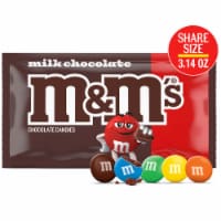 M&M'S Milk Chocolate Candy Sharing Size Resealable Bag, 10 oz - King Soopers