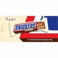 Snickers® Almond Milk Chocolate Candy Bars Pack Perspective: Main