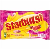 Starburst FaveREDs Fruit Chews Candy Bag Perspective: Main