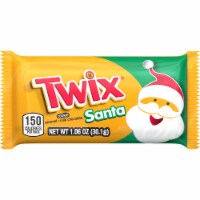 Twix Caramel Cookie Santa Full Size Christmas Chocolate Candy Bar Perspective: Main