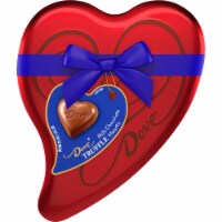 Dove Truffles Milk Chocolate Valentine's Candy Heart Gift Tin