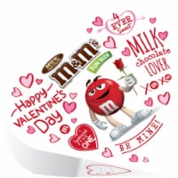 M&M'S Valentine's Milk Chocolate Candy Exchange Heart Box Perspective: Main