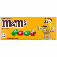 M&M'S Peanut Milk Chocolate Christmas Candy Gift Box