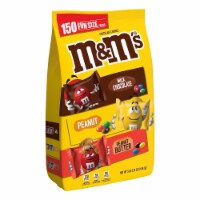 M&M'S Fun Size Milk Chocolate Candy Variety Pack Bulk Candy Bag,  55ct/30.35oz - Kroger