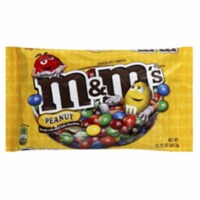 M&M'S Peanut Milk Chocolate Candy Sharing Size Bag