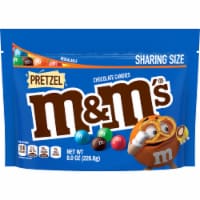 M&M'S Pretzel Milk Chocolate Candy Sharing Size Resealable Bag, 7.4 oz -  Ralphs