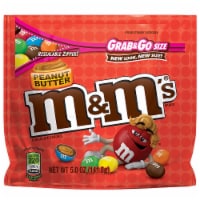 M&M's Grab & Go Peanut Butter Chocolate Candy Perspective: Main