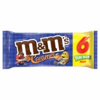 M&M'S Caramel Chocolate Candies Fun Size Multipack Perspective: Main