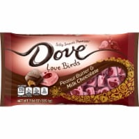 DOVE PROMISES Valentines Day Heart Peanut Butter Milk Chocolate Valentine Candy Bag Perspective: Main