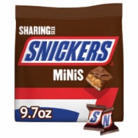 Snickers Mini Size Milk Chocolate Candy Bars Bag