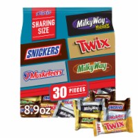 Snickers Twix Milky Way & 3 Musketeers Variety Pack Milk & Dark Chocolate Candy Bars