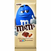 M&M's® Minis & Almonds Milk Chocolate Bar Perspective: Main