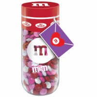 M&M's Valentine's Day Peanut Chocolate Candy Gift Jar Perspective: Main