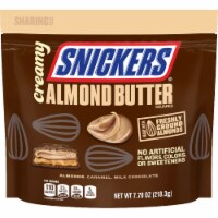 Snickers Sharing Size Creamy Almond Butter Squares Perspective: Main