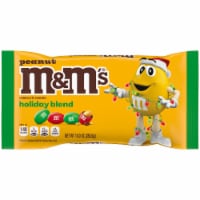 M&M'S Peanut Milk Chocolate Christmas Candy Bag