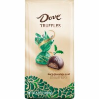 Dove Dark Chocolate Mint Truffles Candy Perspective: Main