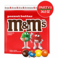 M&M'S Peanut Butter Milk Chocolate Candy Party Size Bag