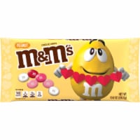 M&M’S Peanut Milk Chocolate Valentine’s Day Candy Assortment Bag Perspective: Main