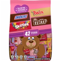M&M'S Snickers Skittles & Twix Valentine's Day Candy Variety Pack Bulk Bag Perspective: Main