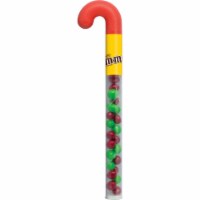 M&M's Peanut Chocolate Christmas Candy Cane Perspective: Main
