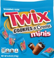 TWIX Cookies & Creme Mini Candy Bars Perspective: Main