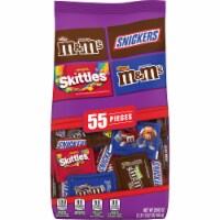 M&M's® Snickers® & Skittles® Fun Size Chocolate Candy Variety Mix Bag Perspective: Main