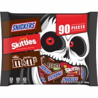 Snickers Skittles & M&M'S Milk Chocolate Assorted Bulk Halloween Candy Variety Pack Perspective: Main