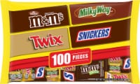 M&M'S Fun Size Milk Chocolate Candy Variety Pack Bulk Candy Bag,  55ct/30.35oz - Kroger